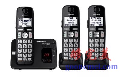 松下Panasonic KX-TGE433B无绳电话
