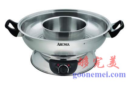 Aroma不锈钢电火锅